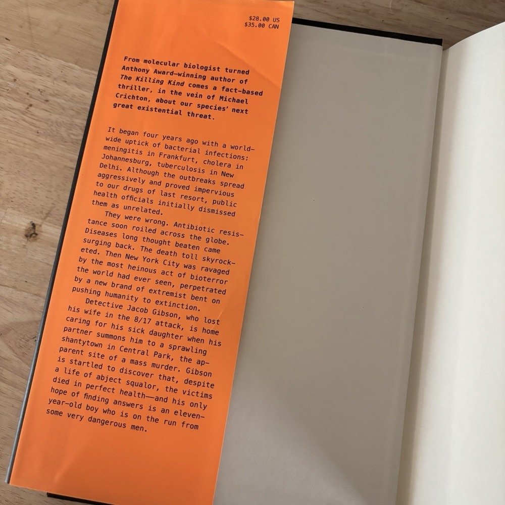 Child Zero Chris Holm Hardcover First Edition 2022 Medical Thriller Novel - Picture 4 of 5